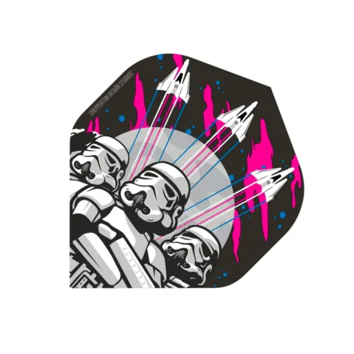 Mission Letky Original StormTrooper - Oficjalna licencja - 3 szturmowców i 3 kosmiczne statki - F4156