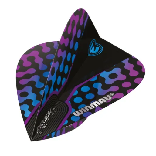 Winmau Squadrons Prism Zeta - Niebieski, czarny i fioletowy - Latawiec W6907.114