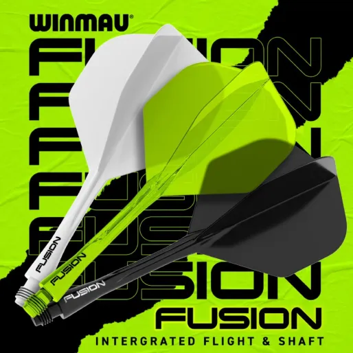 Winmau Squadron Fusion - żółty - krótki