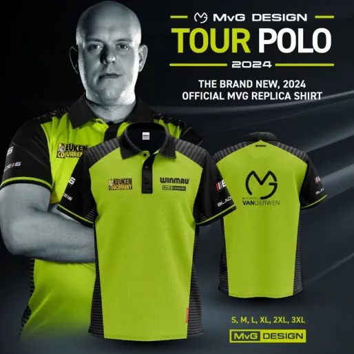 Winmau Koszulka Michael van Gerwen - Tour Polo - 3XL