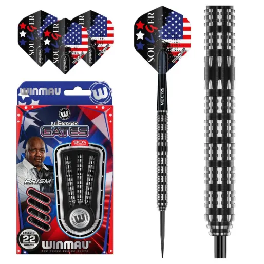 Winmau Stalowe lotki Leonard Gates - 22 g