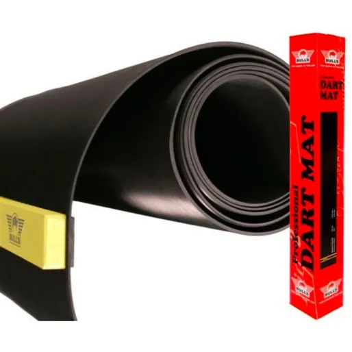 Bull's NL Wytrzymała gumowa mata do rzutek - dywan do celu - gumowa mata + oche