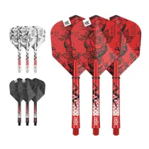 Target - darts Zestaw kwadratów i uchwytów - Atrament - Nathan Aspinall - średni