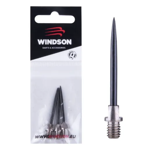 Windson Metalowe końcówki - czarne - 32 mm