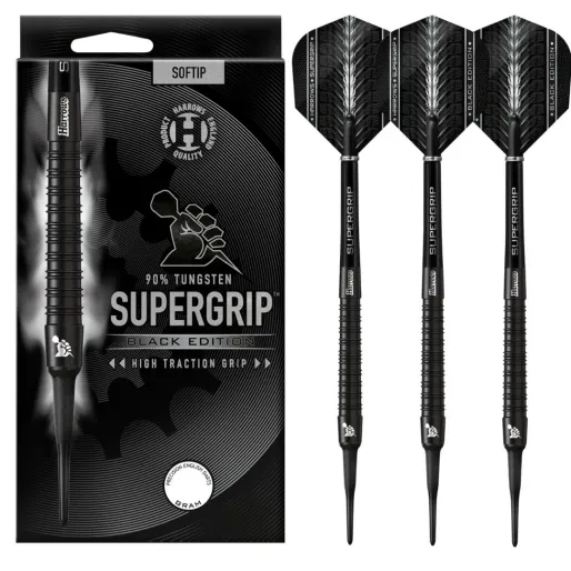 Harrows Rzutki Supergrip Black - 16g