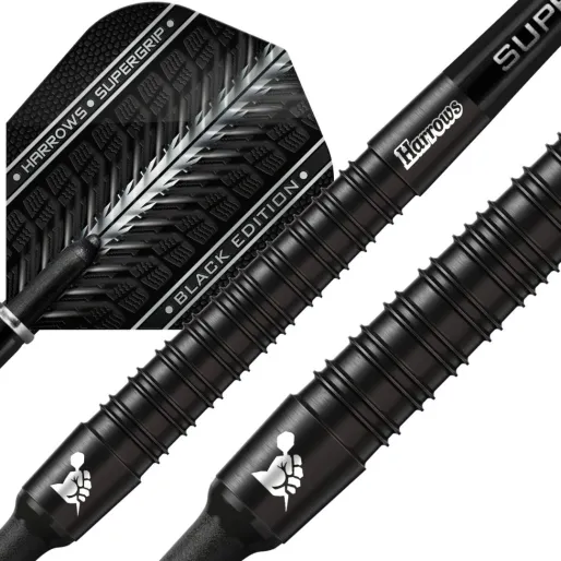 Harrows Rzutki Supergrip Black - 16g