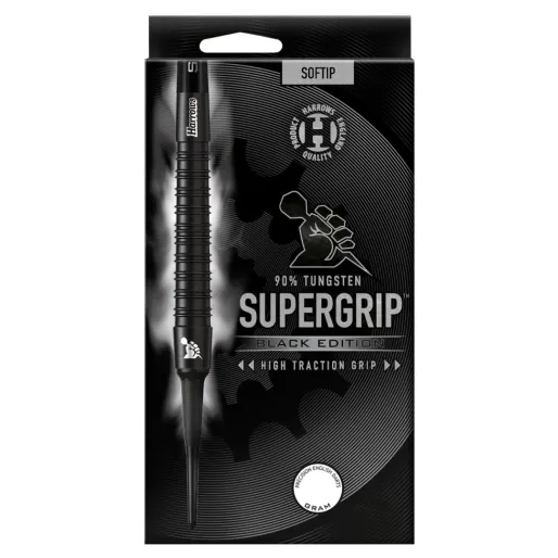 Harrows Rzutki Supergrip Black - 16g