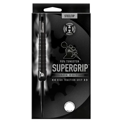 Harrows Rzutki Steel Supergrip Black - 23 g