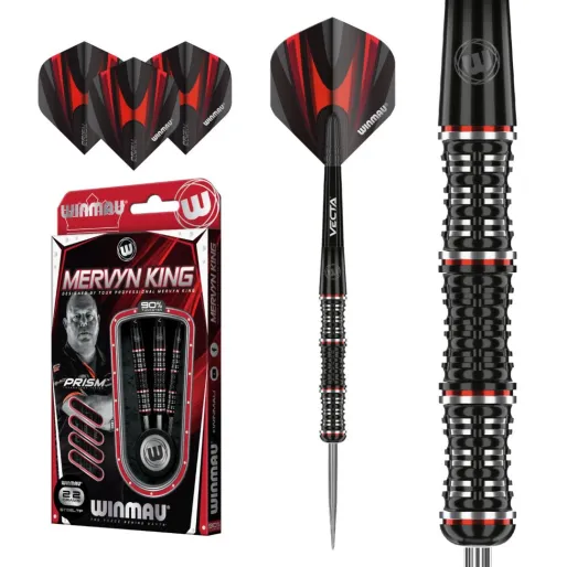Winmau Rzutki Steel Mervyn King - Edycja Specjalna - 22g