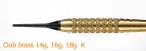 Harrows Darts Club Brass - 18g K