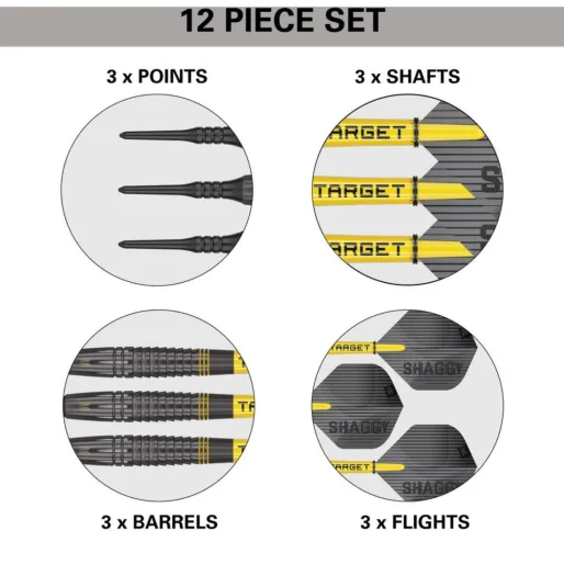 Target - darts Rzutki Scott Williams - czarne - 20 g