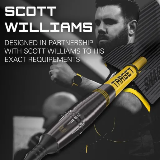 Target - darts Rzutki Scott Williams - czarne - 20 g