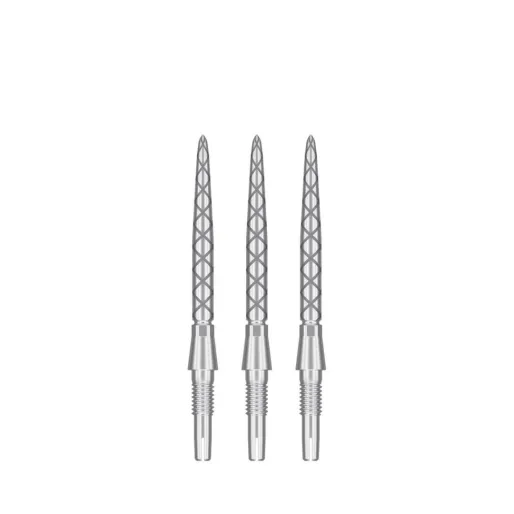 Target - darts Metalowe końcówki - Swiss Point - Storm Diamond - Silver - 26 mm