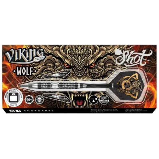 Shot Stalowe lotki Viking - Wolf - 25g