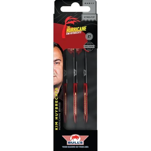 Bull's NL Rzutki stalowe Kim Huybrechts - Hurricane - mosiądz powlekany - 21g