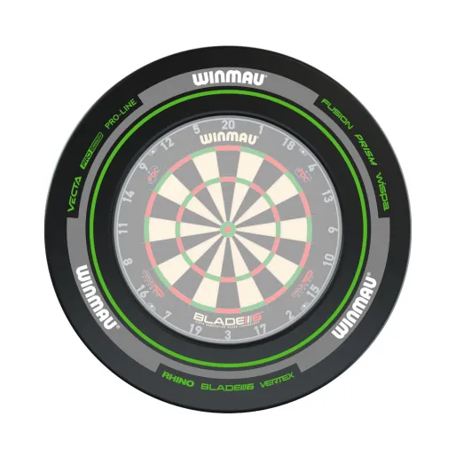 Winmau Surround - okrąg wokół celu - Advance - Czarny / Zielony