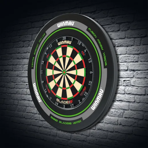 Winmau Surround - okrąg wokół celu - Advance - Czarny / Zielony