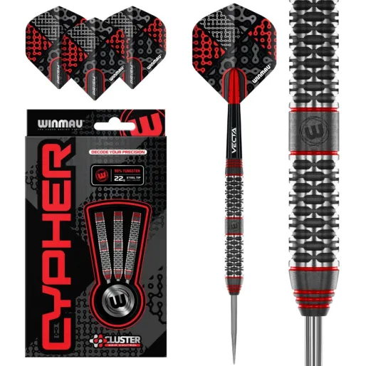 Winmau Stalowe rzutki Cypher - 22 g