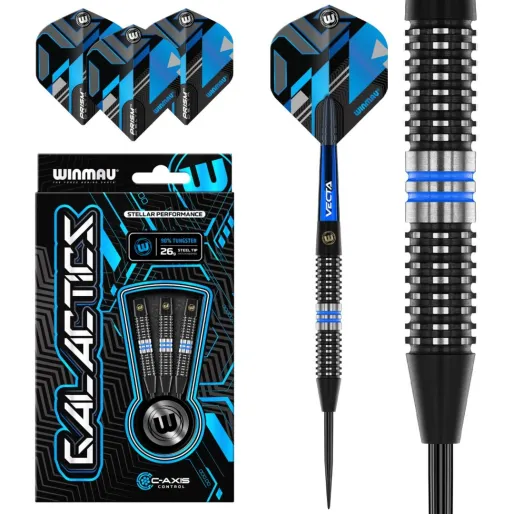 Winmau Stalowe rzutki Galactics - 26 g
