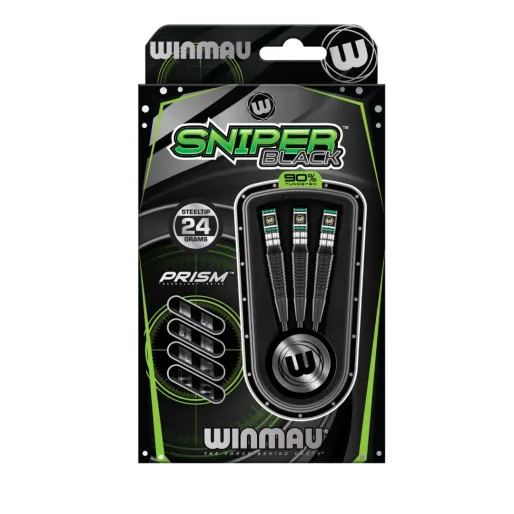 Winmau Rzutki Steel Sniper Black - 90% - 24g