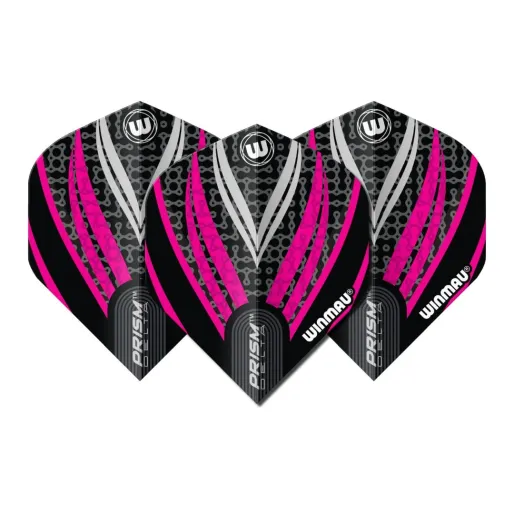 Winmau Squadrons Prism Delta - czarny, biały i różowy W6915.290