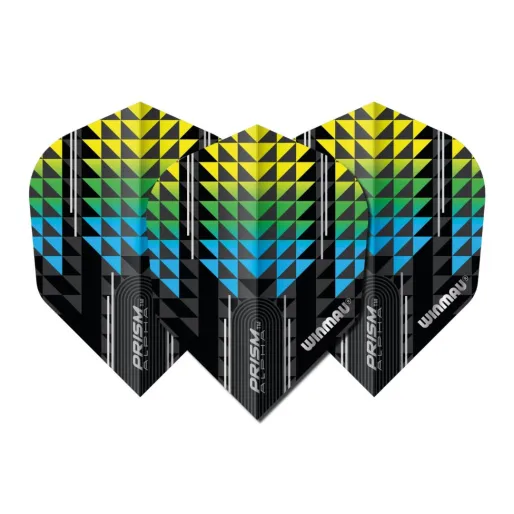 Winmau Squadrons Prism Alpha - No6 - czarny, żółty i niebieski - W6915.553