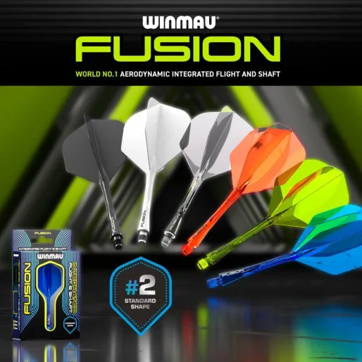 Winmau Squadron Fusion - No2 - czerwony - średni
