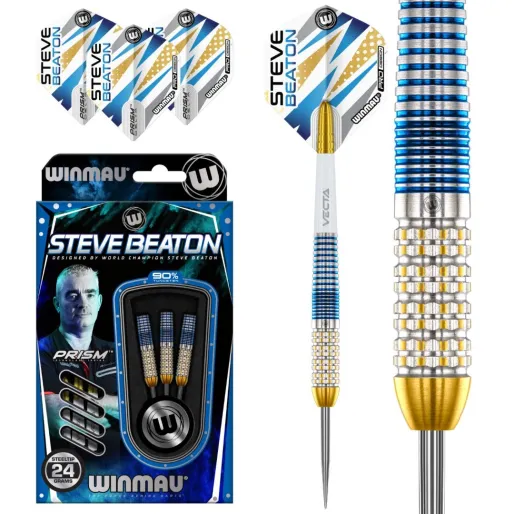Winmau Stalowe lotki Steve Beaton - Legacy Edition - 24g