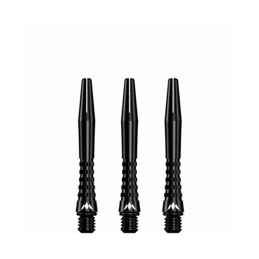 Mission Uchwyty Atom13 - Anodowane - krótkie - czarne