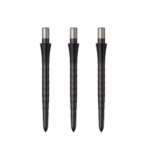 Mission Metalowe końcówki Sniper - Ripple - Czarne - 28 mm