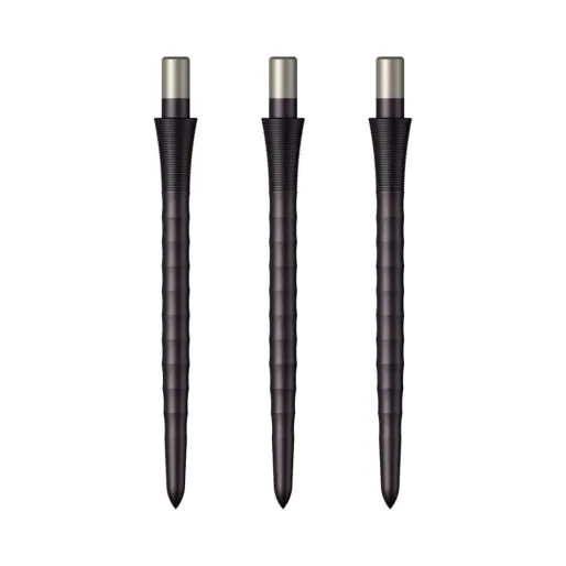 Mission Metalowe końcówki Sniper - Ripple - Czarne - 32 mm