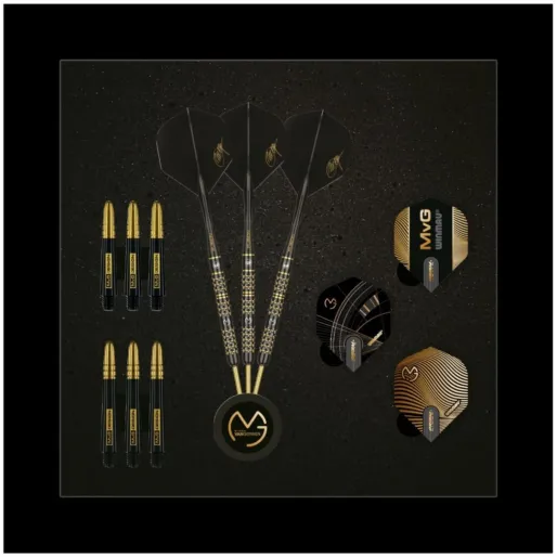 Winmau Stalowe lotki Michael van Gerwen - MvG 5 Year Anniversary Gift Box - 22,5g