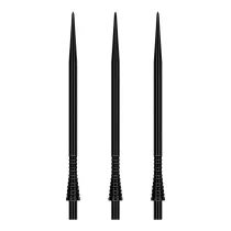 Red Dragon Metalowe końcówki Raptor Gripped - czarne - 50 mm