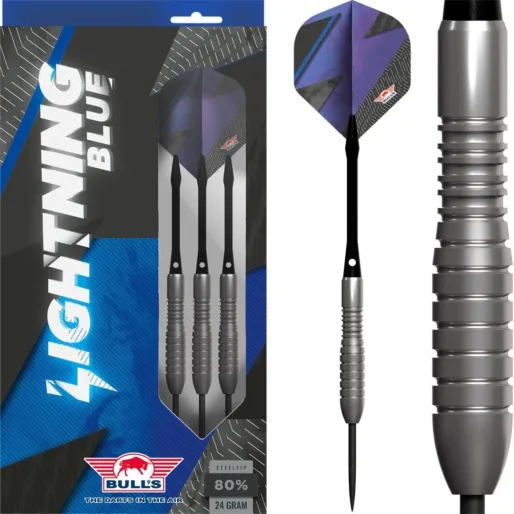 Bull's NL Rzutki Steel Lightning - niebieskie - 26 g
