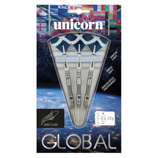Unicorn Rzutki Steel Global - Jamie Clark - 22g