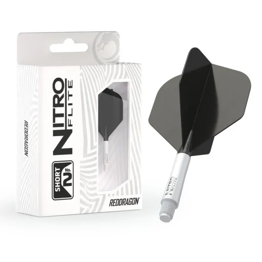 Red Dragon Eskadry Nitro Flite - No2 - biało-czarne - krótkie