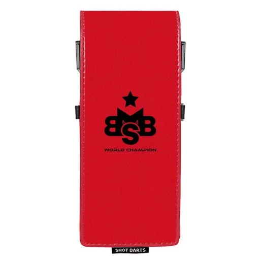 Shot Etui na rzutki Drop In - Michael Smith - Czerwone