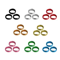 XQMax Darts O-ringi aluminiowe - 3 szt. - srebrne