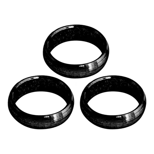 XQMax Darts O-ringi aluminiowe - 3 szt. - srebrne