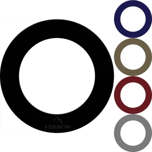 Mission Surround - okrąg wokół celu - Logo - Srebrny