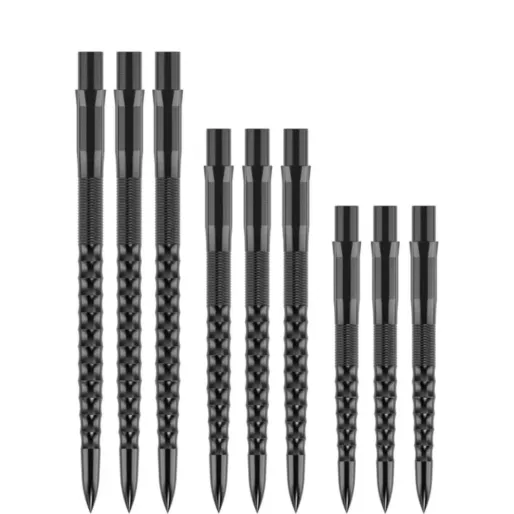 Mission Metalowe końcówki Caliburn - Ripple - Black - 32 mm