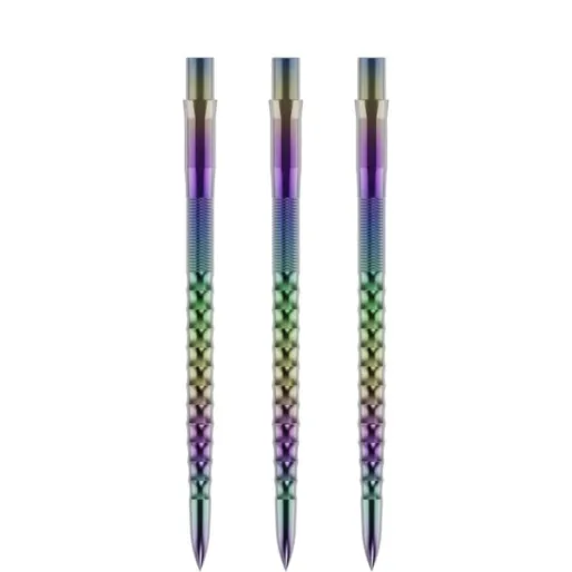 Mission Metalowe końcówki Caliburn - Ripple - Coral - 38 mm