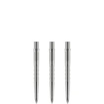 Mission Metalowe końcówki Caliburn - rowkowane - srebrne - 26 mm