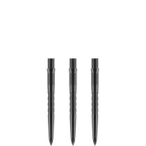 Mission Metalowe końcówki Caliburn - rowkowane - czarne - 26 mm