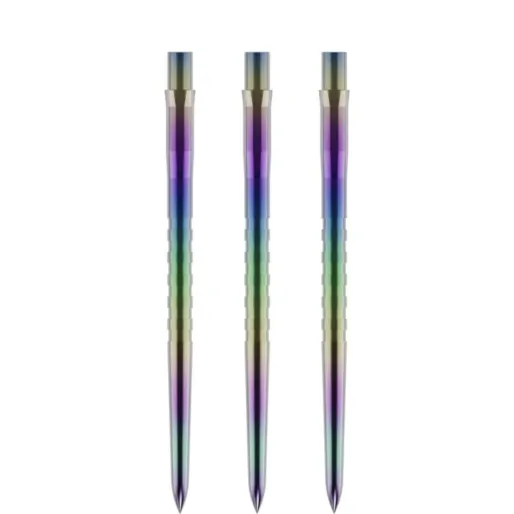 Mission Metalowe końcówki Caliburn - rowkowane - koralowe - 38 mm