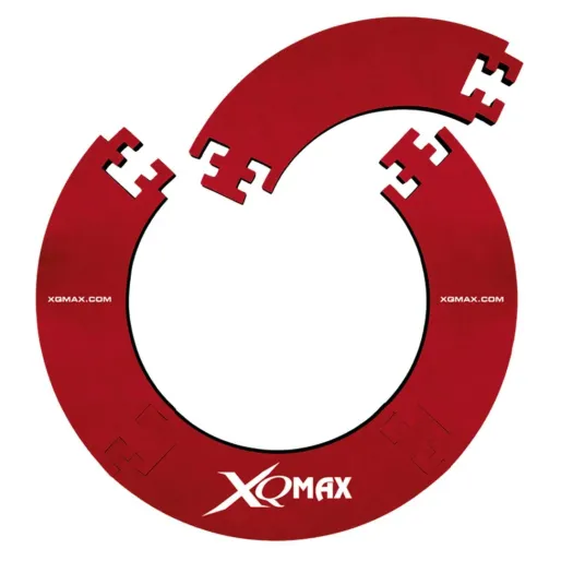 XQMax Darts Surround - okrąg wokół celu - 4 sztuki - Logo - Czerwony