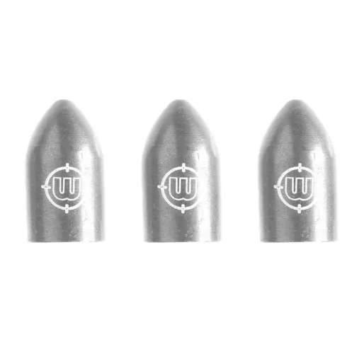 Winmau Zaślepki wału Whizlock - srebrne