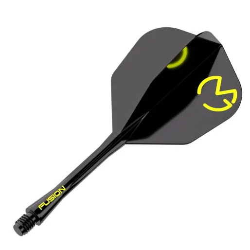 Winmau Squadrons Fusion MvG - No6 - czarno-zielone - krótkie