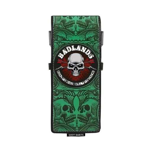 Shot Atramentowe etui na rzutki - Badlands - Zielone