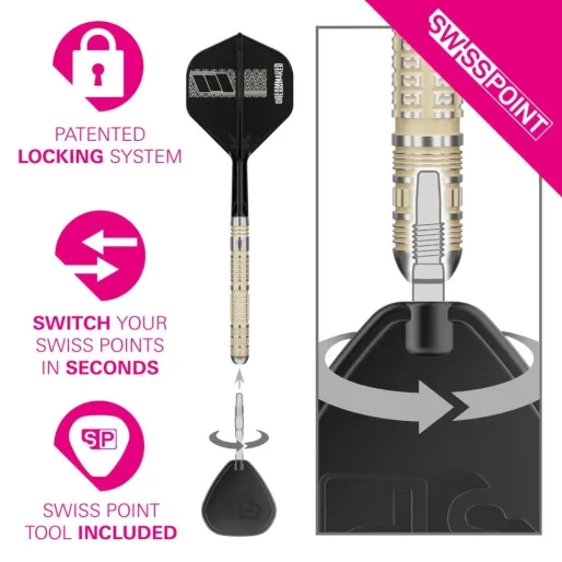 Target - darts Rzutki stalowe Dimitri van den Bergh - 95K - Swiss Point - 22g